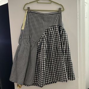 Sandy Liang for Target sold out gingham midi skirt. Size L.